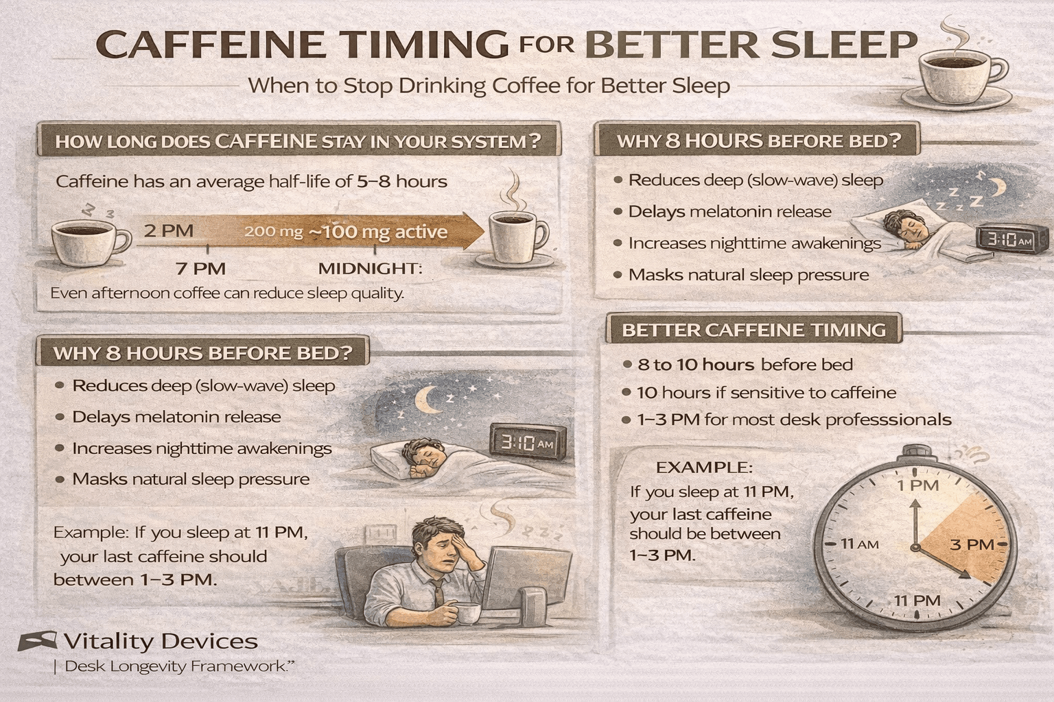 When to Stop Drinking Coffee for Better Sleep (Science-Based)